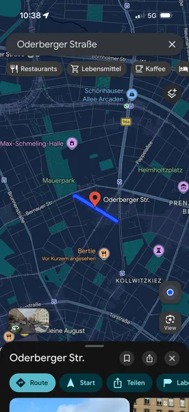 1.5 Zimmer-Wohnung in der Oderberger Straße — photo 1